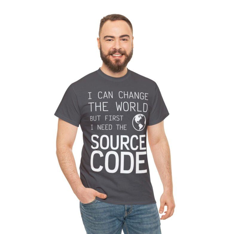 T-shirt I Can Change The World - Unisex Heavy Cotton Tee - Image 97