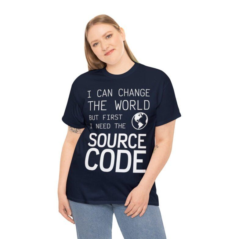 T-shirt I Can Change The World - Unisex Heavy Cotton Tee - Image 125