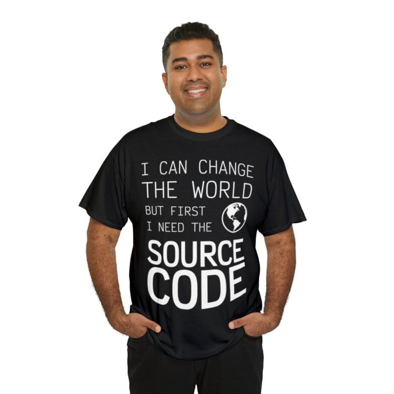 T-shirt I Can Change The World - Unisex Heavy Cotton Tee - Image 8