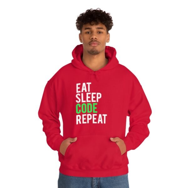 Hooded Sweatshirt - Eat, Sleep, Code, Repeat