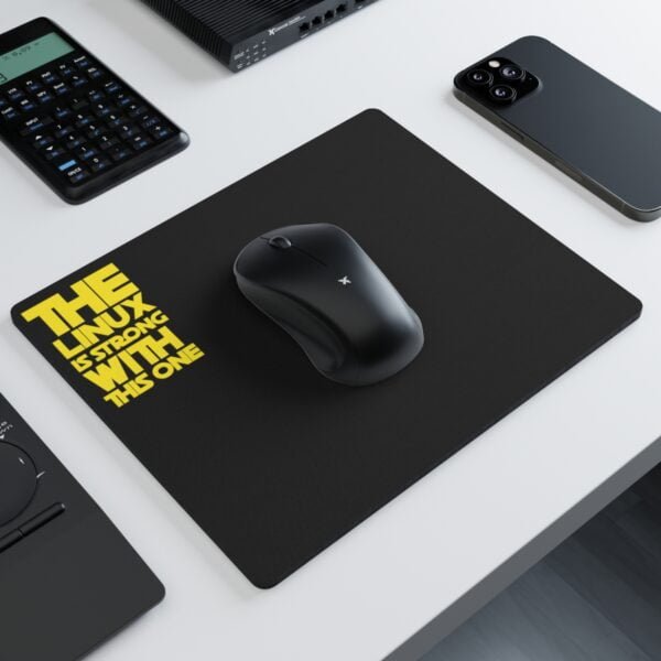 Rectangular Mouse Pad Linux is Strong