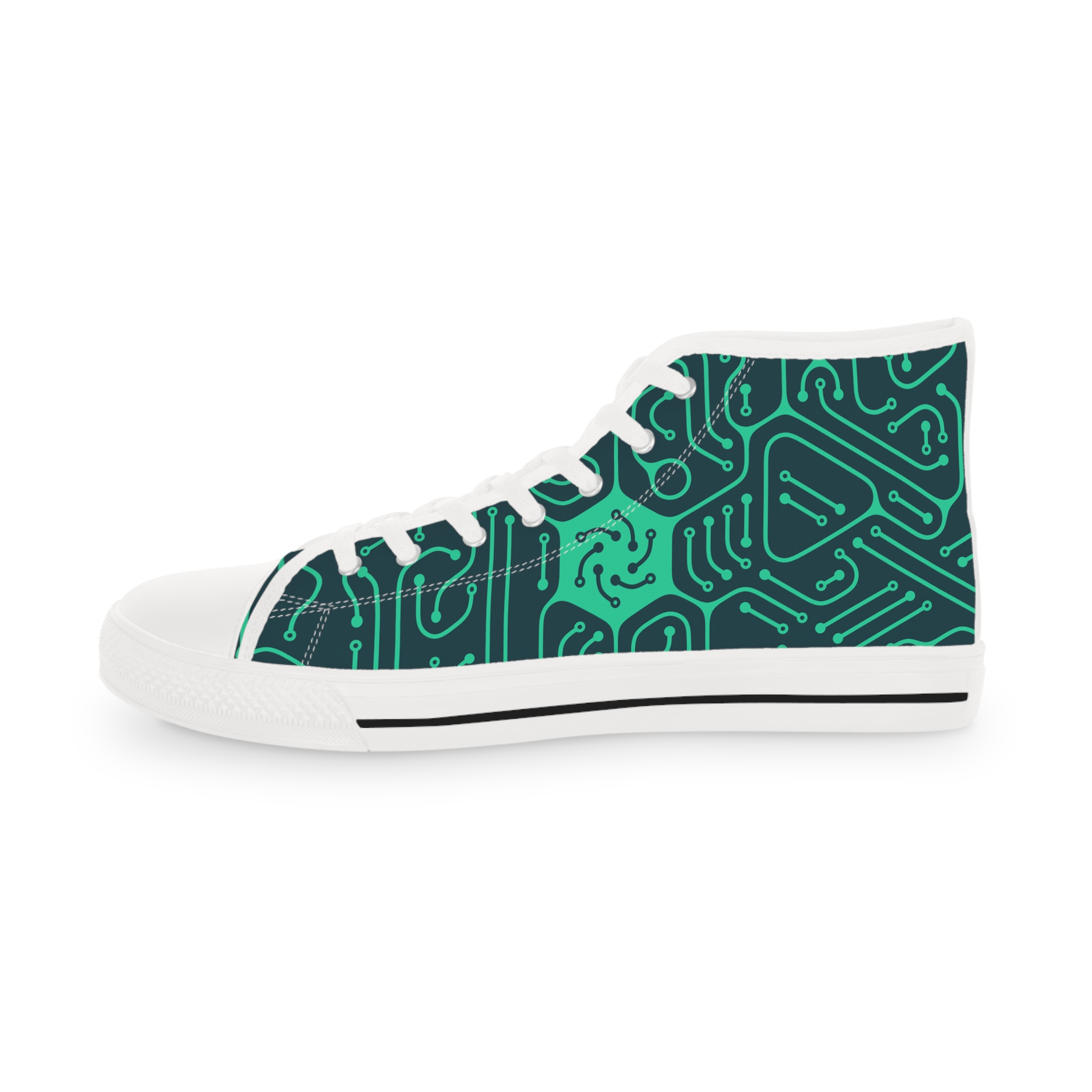 Tech Men's High Top Sneakers - Image 7