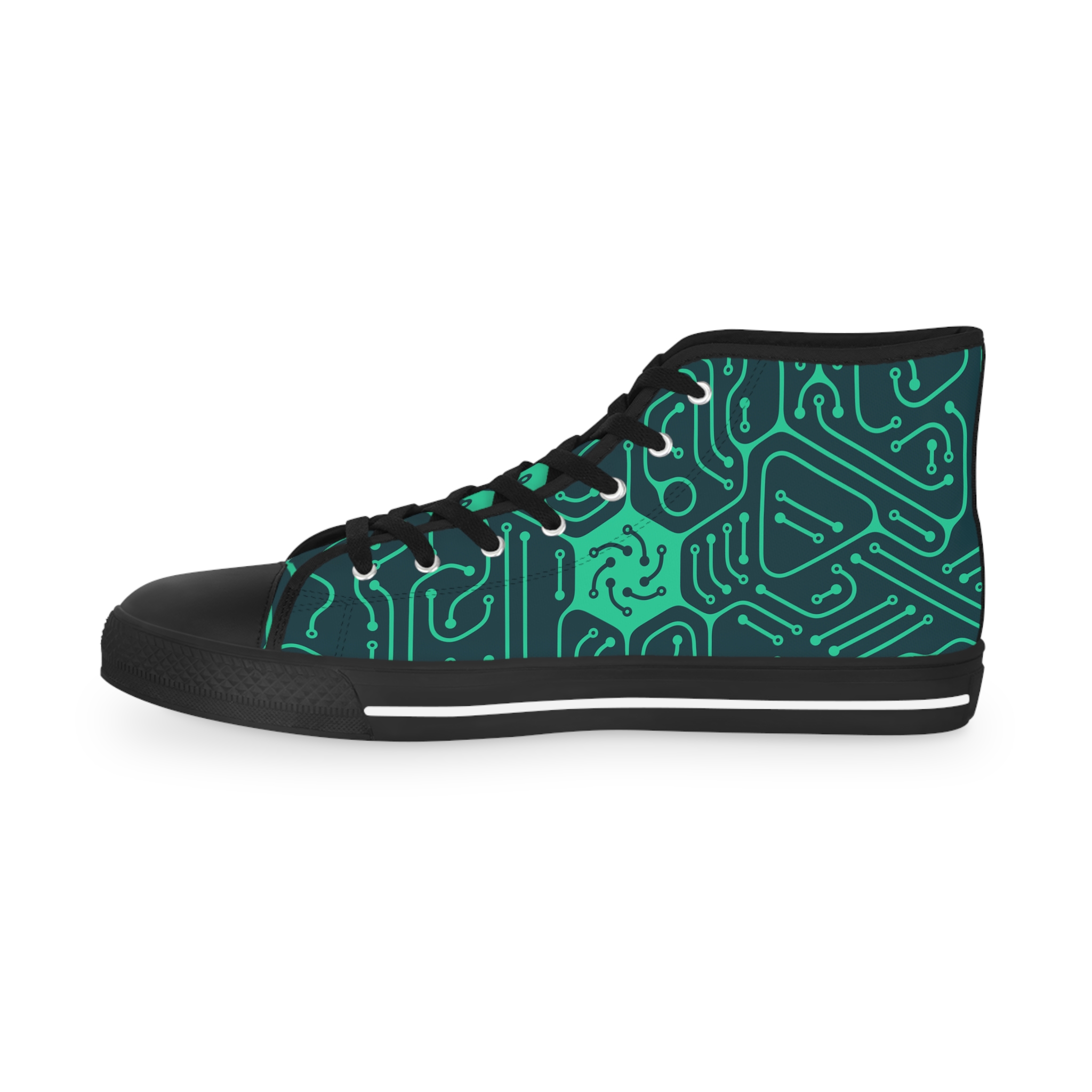 Tech Men's High Top Sneakers - Image 13