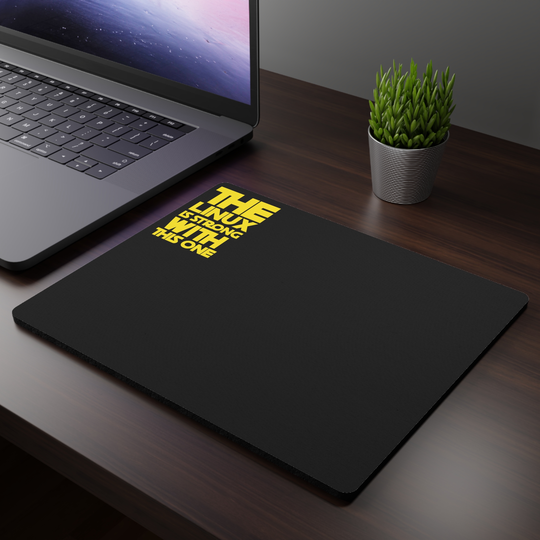Rectangular Mouse Pad Linux is Strong - Image 3