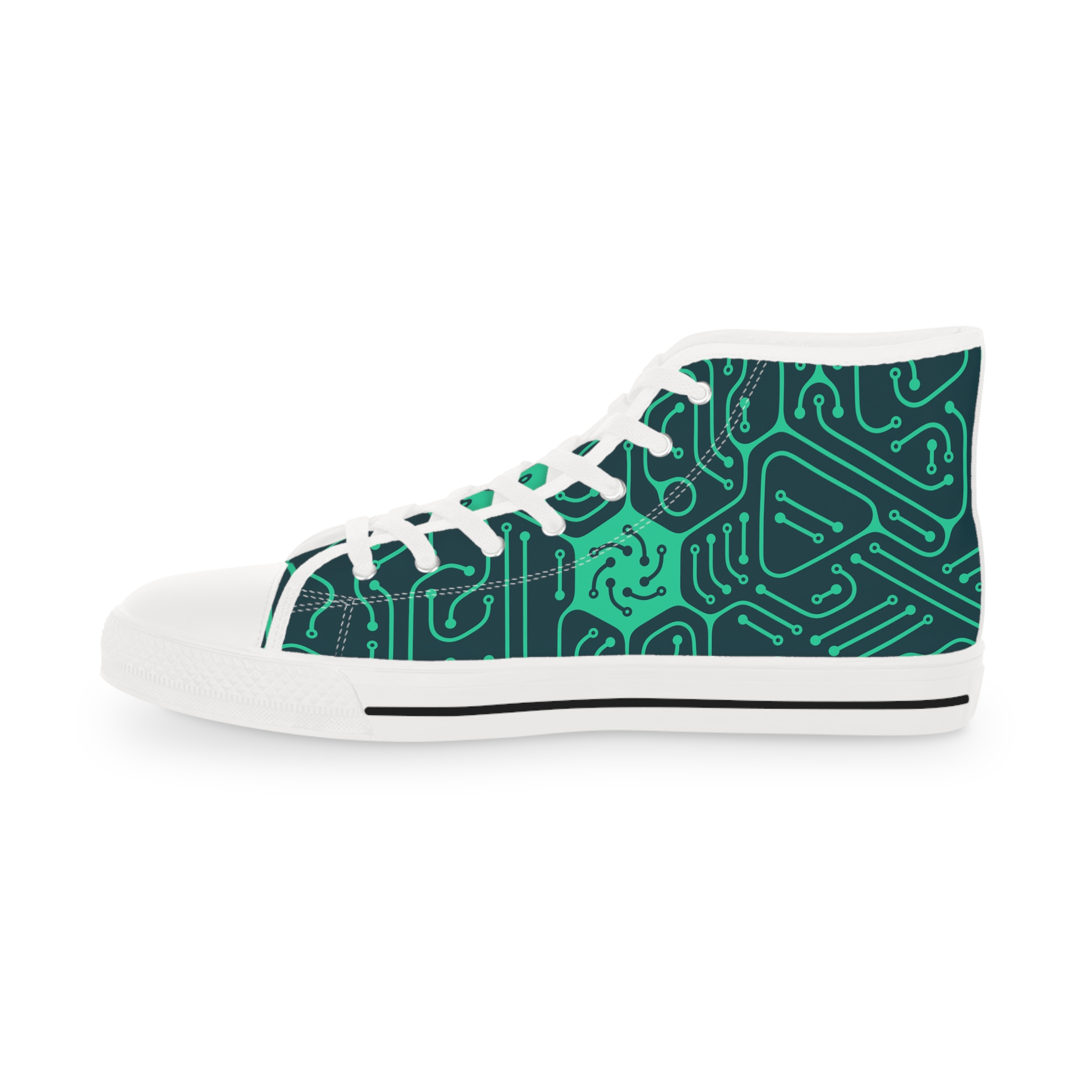 Tech Men's High Top Sneakers - Image 6