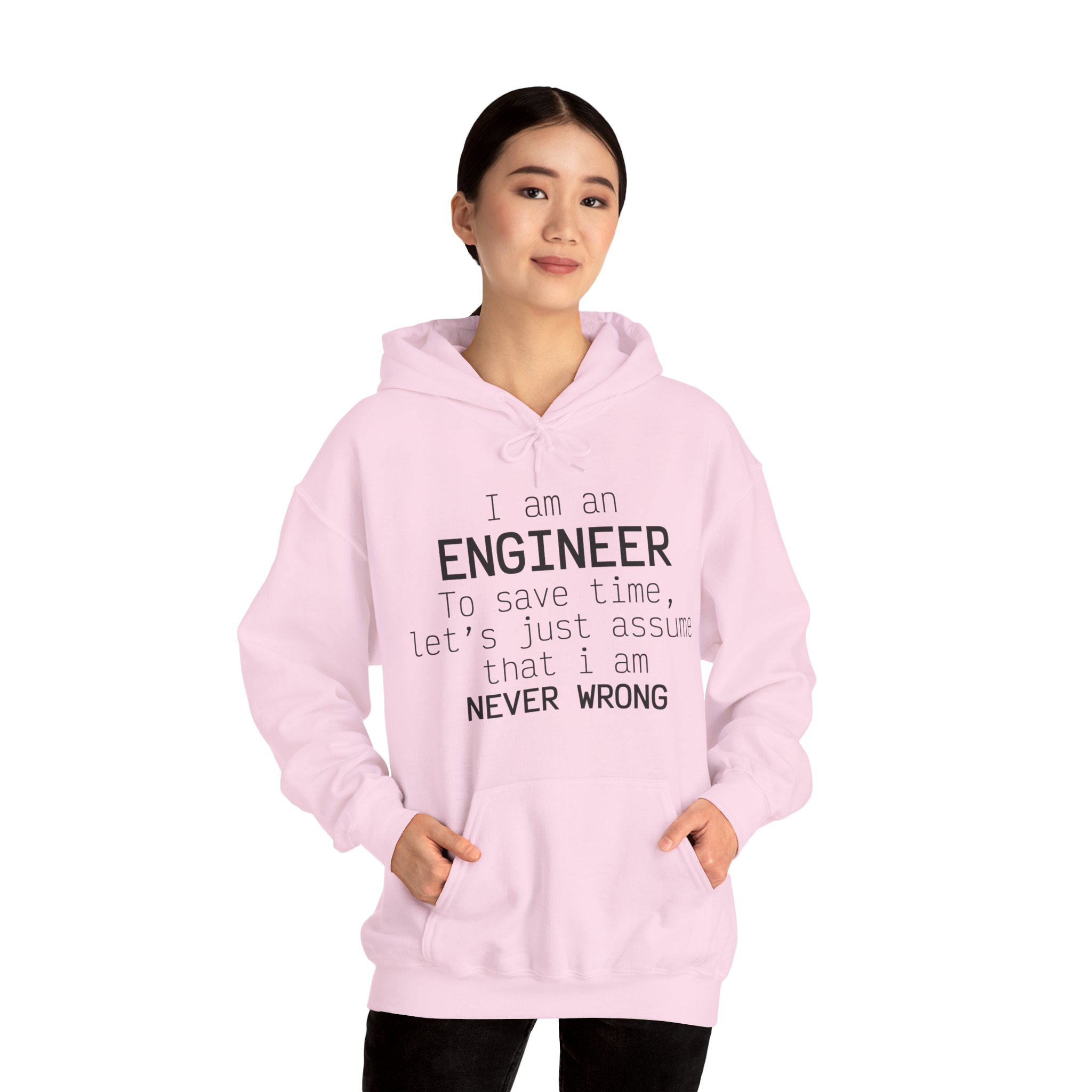 I'm Engineer I am never wrong- Hooded Sweatshirt - Image 52