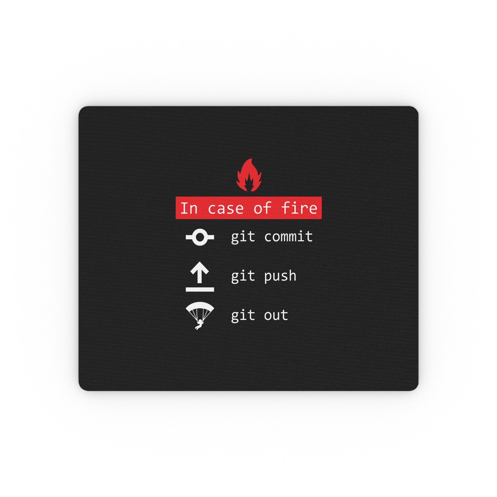 Rectangular Mouse Pad Git Procedure