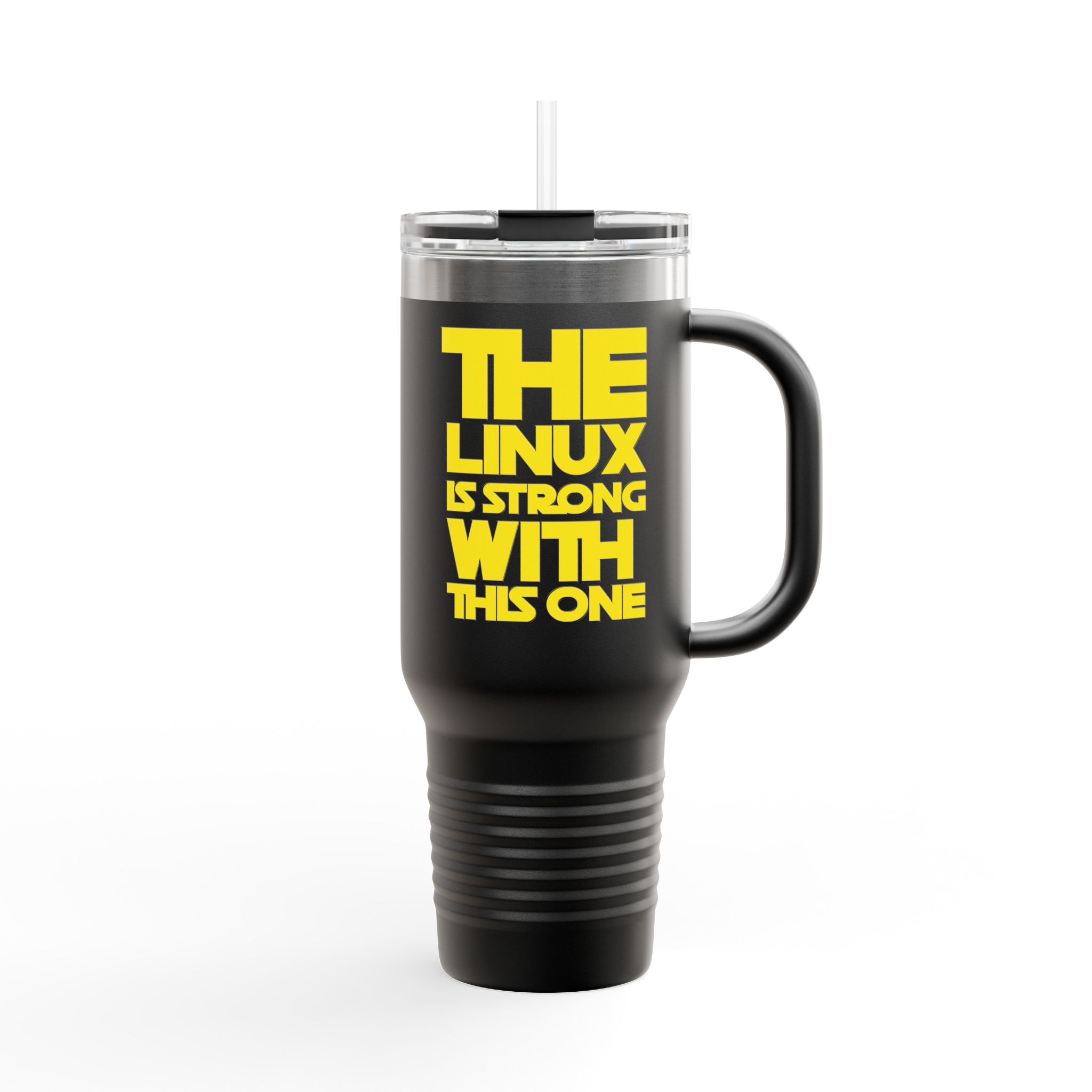 Insulated Travel Mug - "The Code Is Strong With This One" 40oz – Image 7