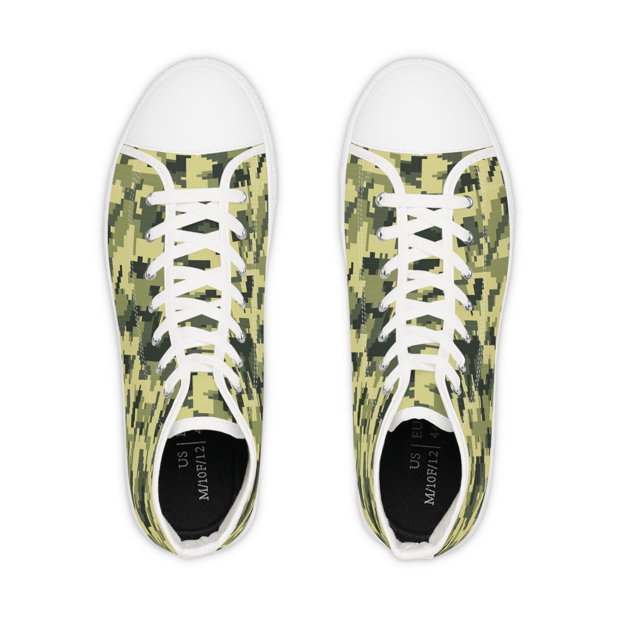 Pixels Men's High Top Sneakers – Image 2