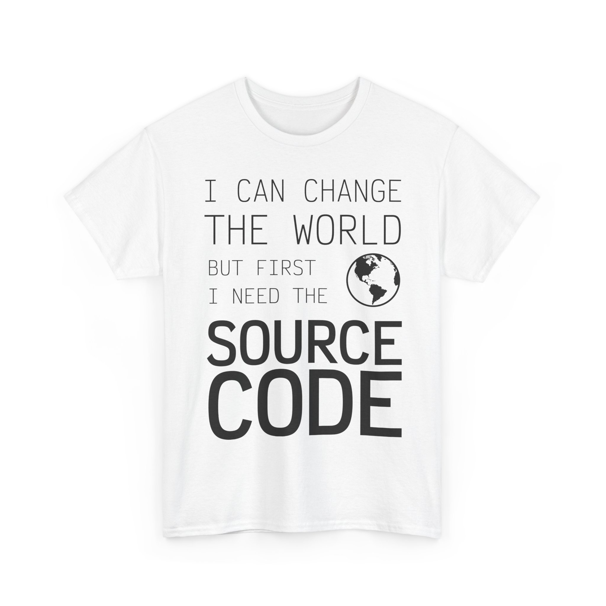 T-shirt I Can Change The World - Unisex Heavy Cotton Tee - Image 3