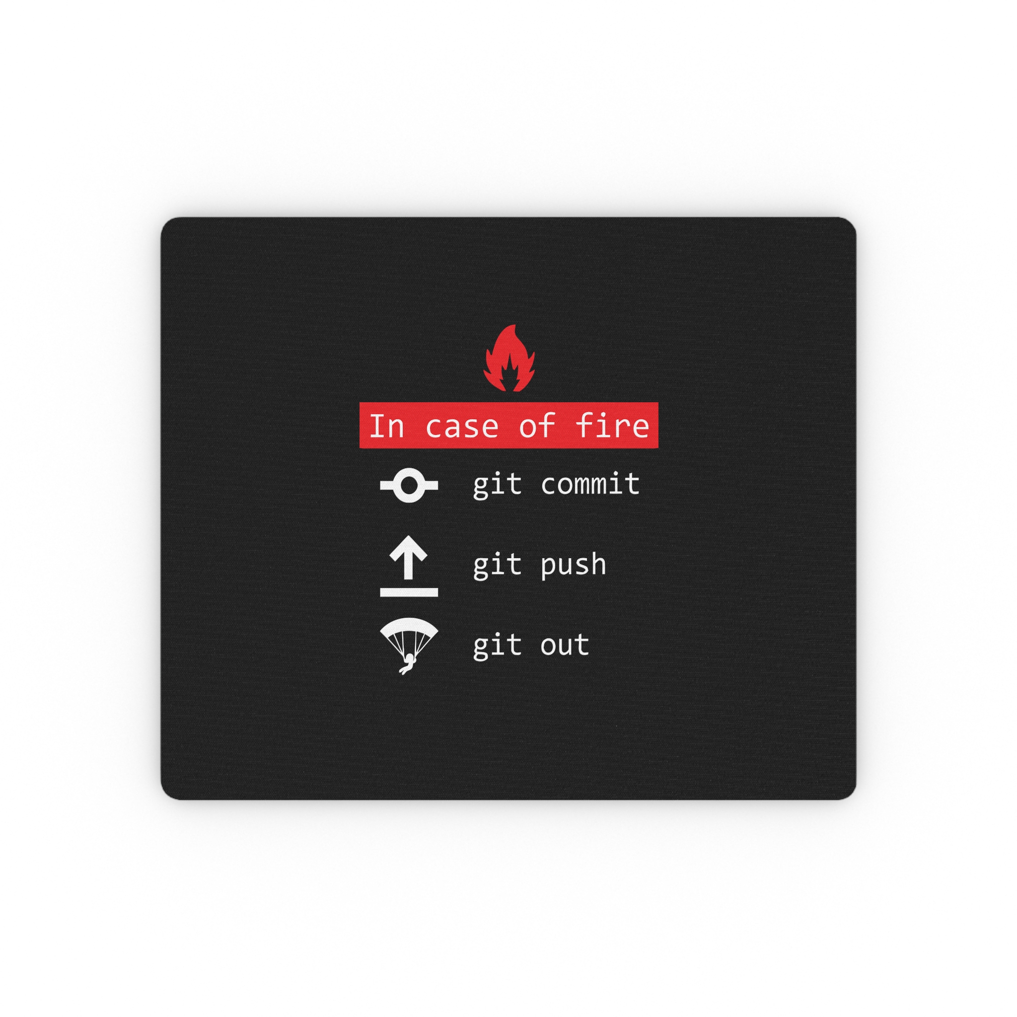 Rectangular Mouse Pad Git Procedure