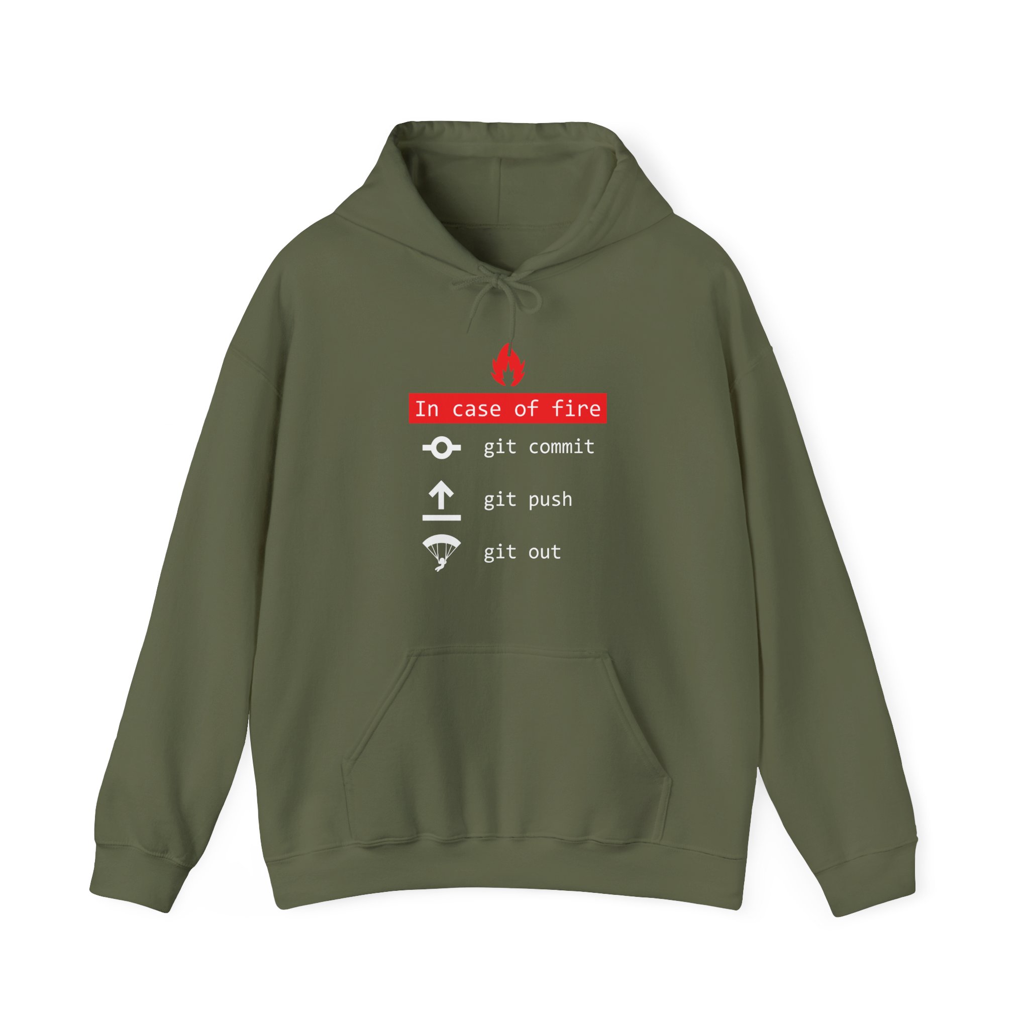 Hooded Sweatshirt - Git Emergency Procedure - Image 5