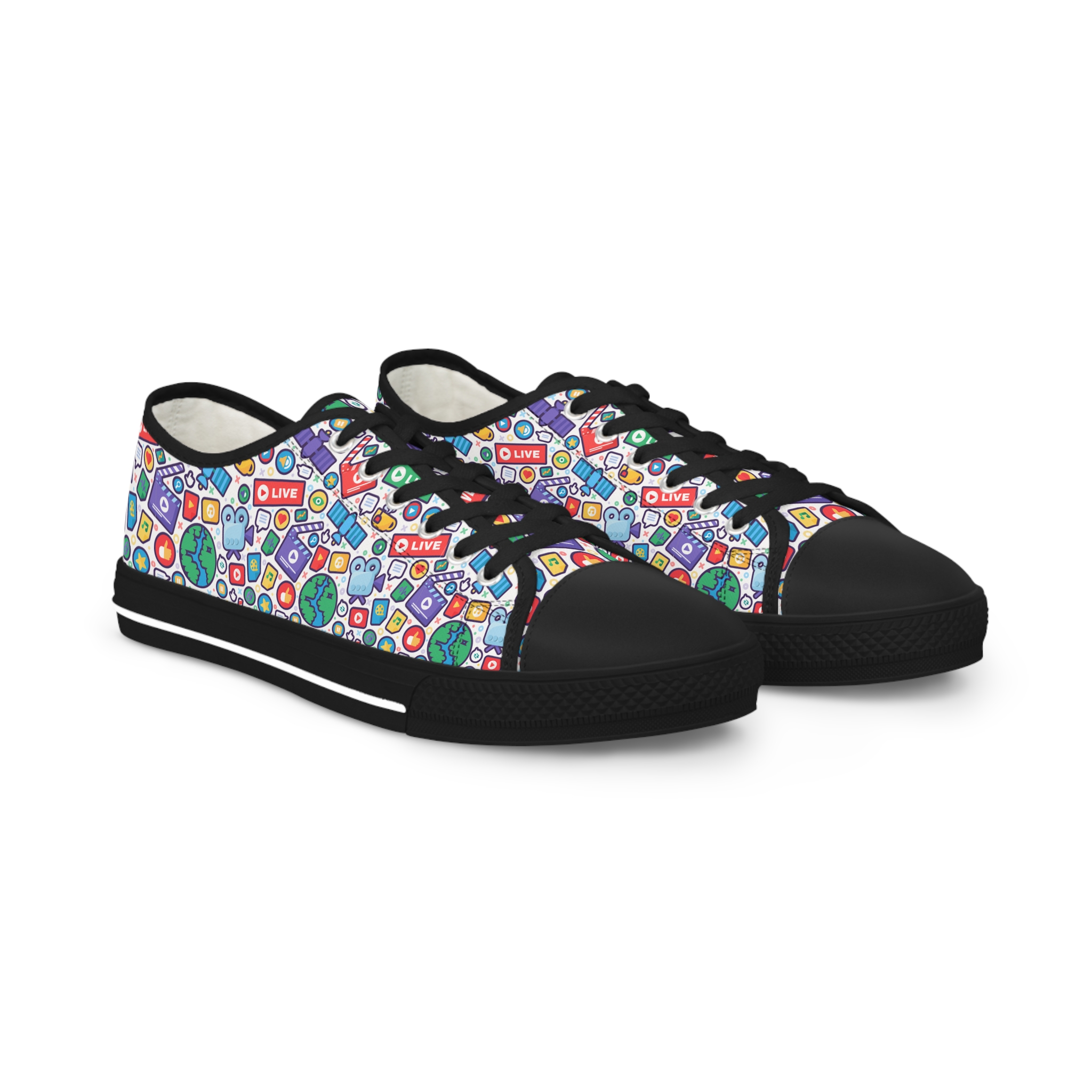 Streamer Men's Low Top Sneakers - Image 5
