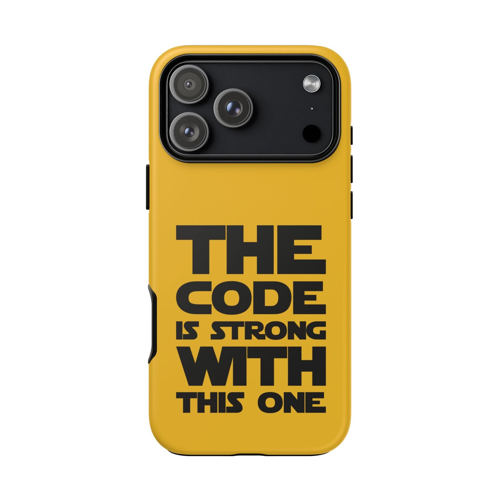 Phone Case — "The Code Is Strong With This One" Bold Developer Protective Case